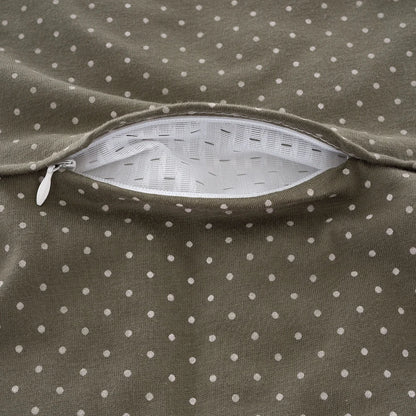 Träumeland - Aussenschlafsack Liebmich Pünktchen oliv