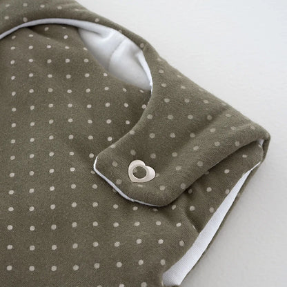 Träumeland - Aussenschlafsack Liebmich Pünktchen oliv