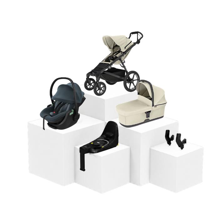 Thule Urban Glide 4 5-in-1 Travel Set – Babywanne, Babyschale & ISOFIX Basis