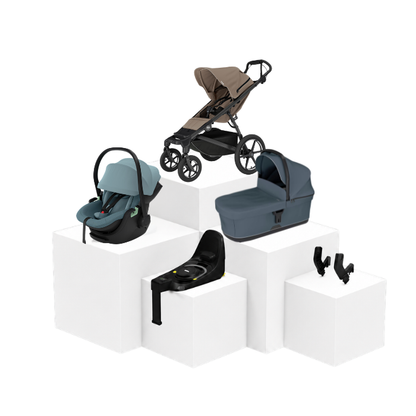 Thule Urban Glide 4 5-in-1 Travel Set – Babywanne, Babyschale & ISOFIX Basis