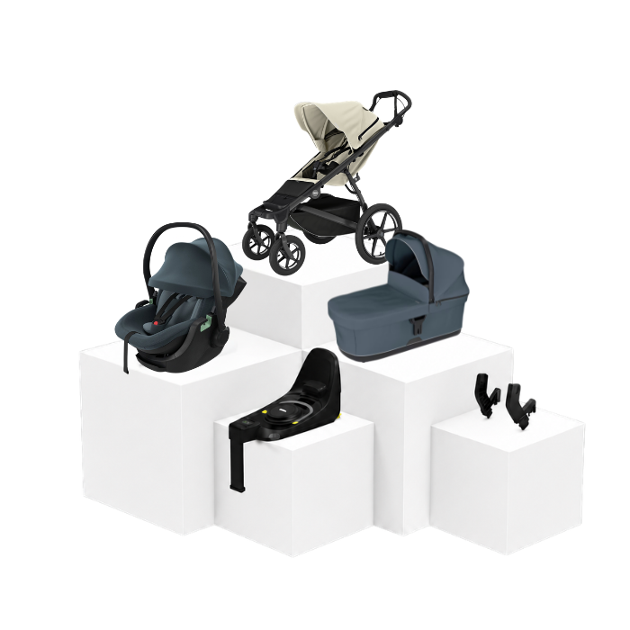 Thule Urban Glide 4 5-in-1 Travel Set – Babywanne, Babyschale & ISOFIX Basis