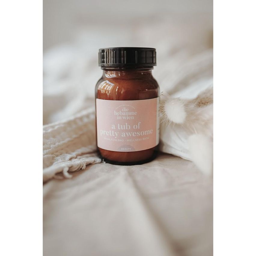 Produktbild: die Hebamme in Wien - Badesalz a tub of pretty awesome Beauty von die Hebamme in Wien im Onlineshop von dasMikruli - Dein Shop für Baby Erstausstattung