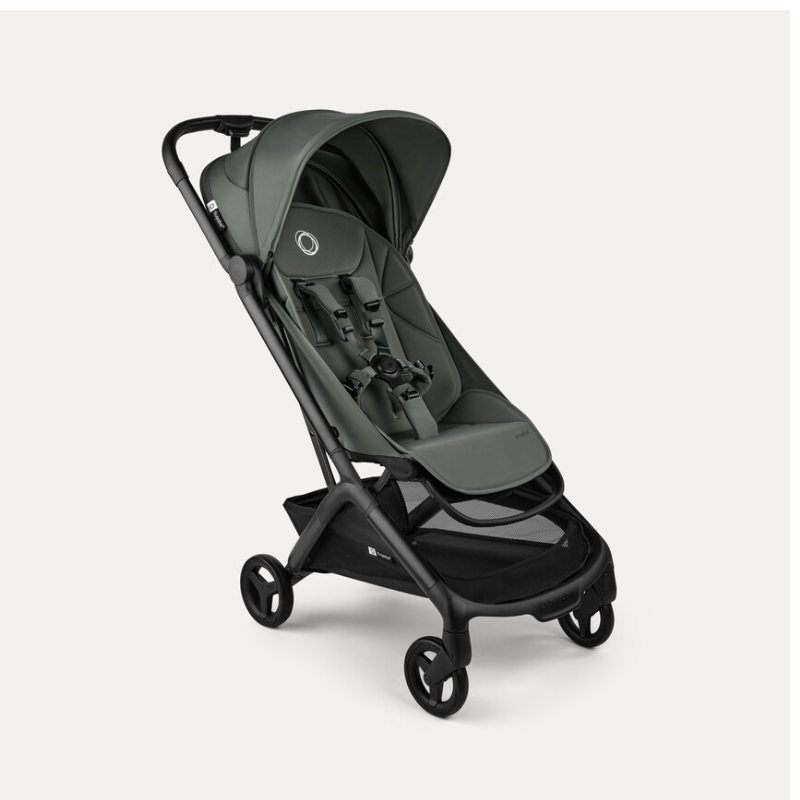 Bugaboo Reisebuggy, grün, Voderansicht. 