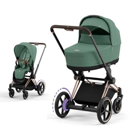 Produktbild: Cybex Platinum - e Priam inkl. Wanne und Sportsitz von CYBEX im Onlineshop von dasMikruli - Dein Shop für Baby Erstausstattung