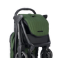 Der Buggy Jackey2 von der Firma Easywalker in der Farbe Deep Green kompakt zusammengefaltet.