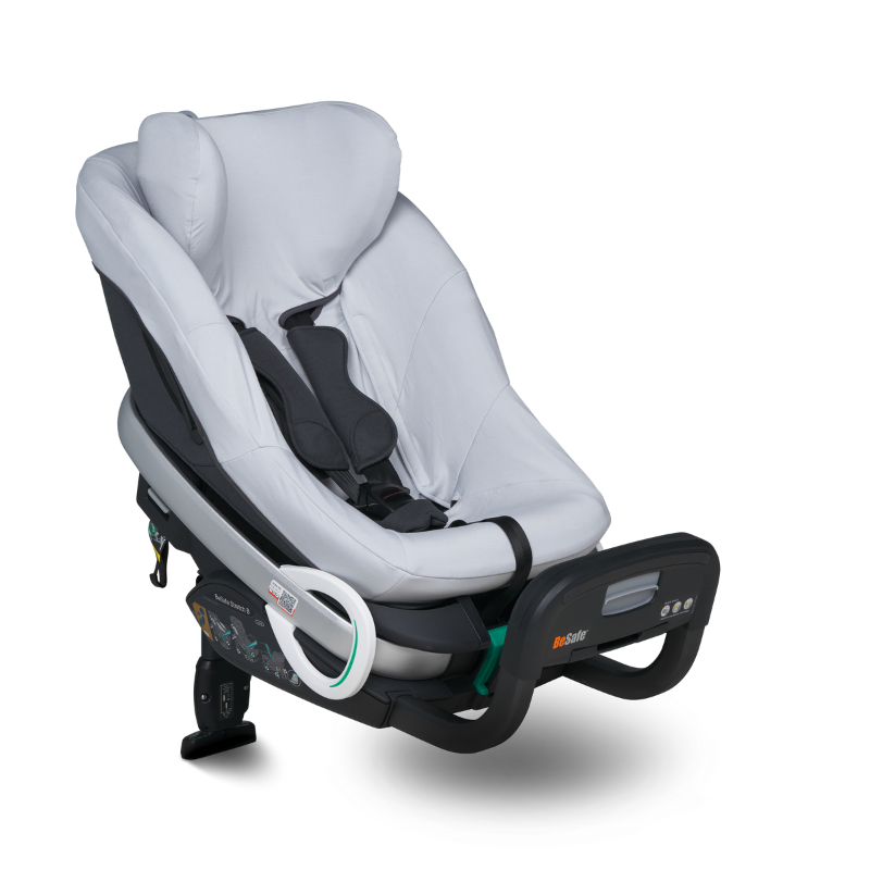BeSafe Kindersitzbezug in hellem Grau für Kindersitz Stretch, weich gepolstert und pflegeleicht – ideales Zubehör für den Kindersitz
