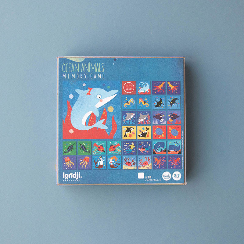 Produktbild: londji - Memo Ocean Animals von londji im Onlineshop von dasMikruli - Dein Shop für Baby Erstausstattung