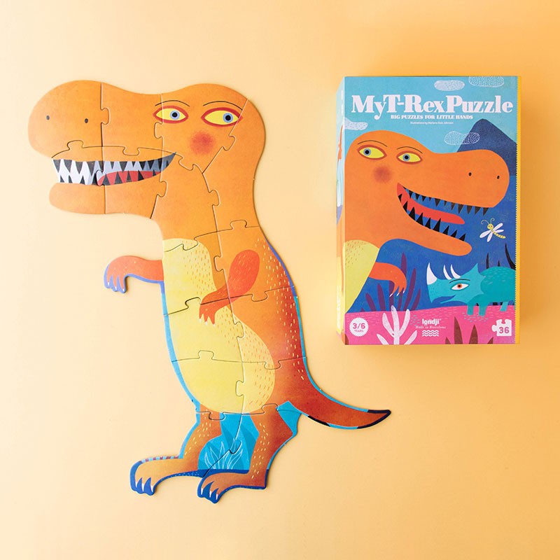 Produktbild: londji - Puzzle My T-Rex von londji im Onlineshop von dasMikruli - Dein Shop für Baby Erstausstattung