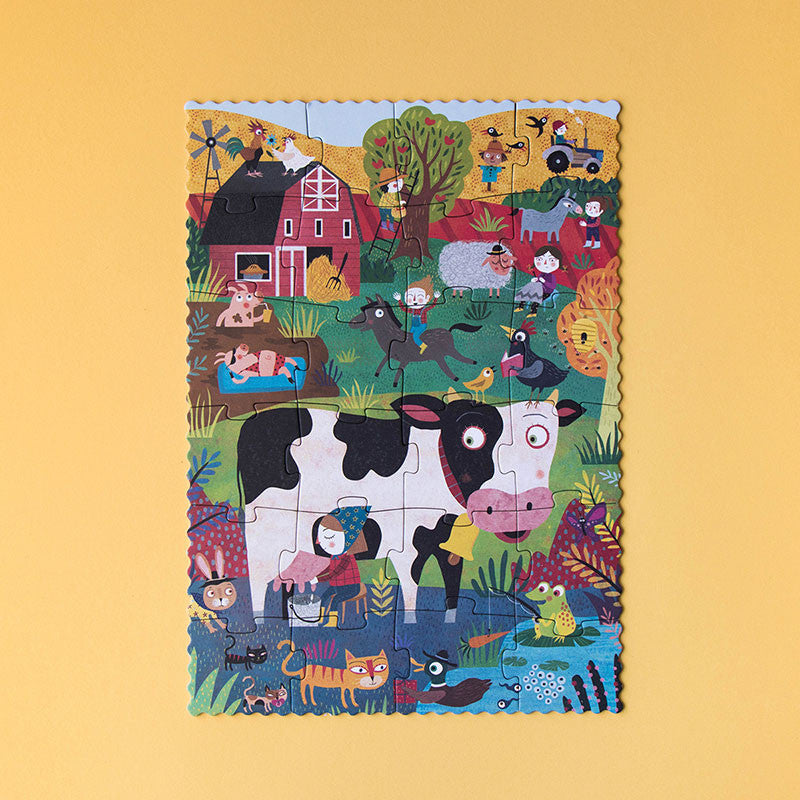 Produktbild: londji - Pocket Puzzle my little farm von londji im Onlineshop von dasMikruli - Dein Shop für Baby Erstausstattung