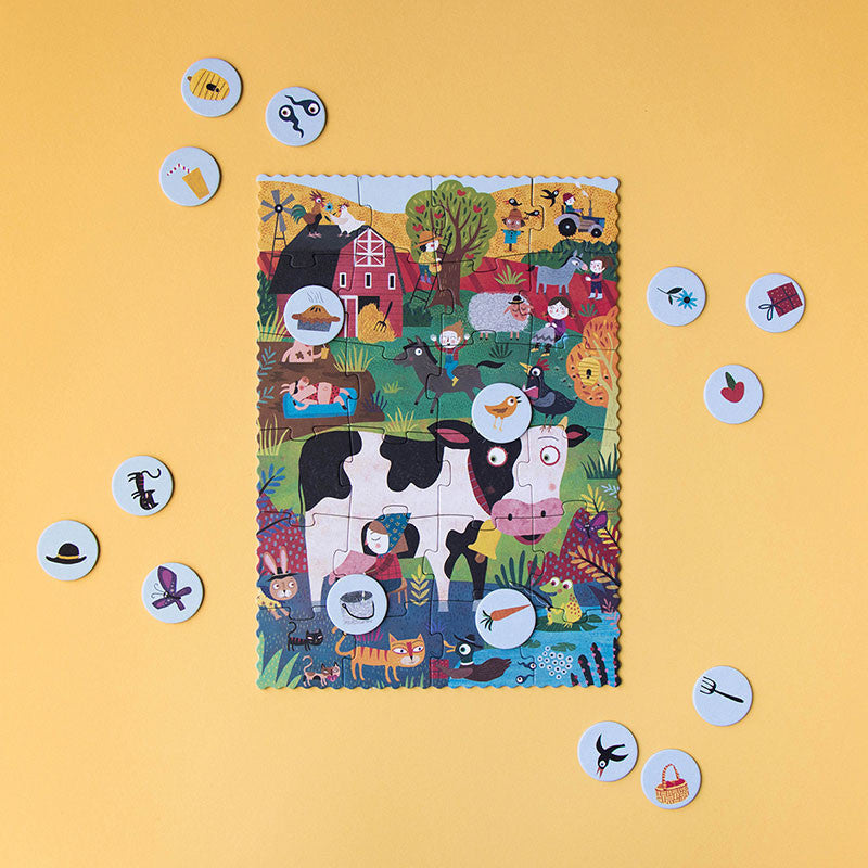 Produktbild: londji - Pocket Puzzle my little farm von londji im Onlineshop von dasMikruli - Dein Shop für Baby Erstausstattung