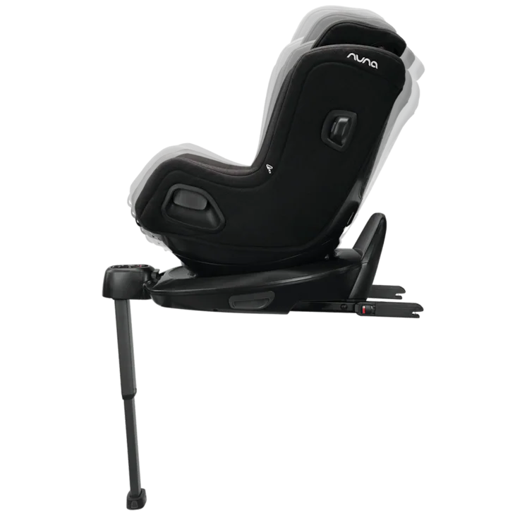 Kindersitz TODLnext auf der ISOFIX basenext vorwärtsgerichtet montiert.