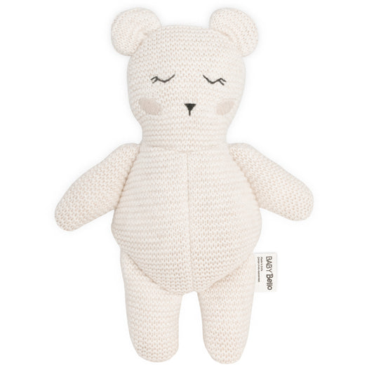 Produktbild: Baby bello - Plüschtier-Rassel “Bobby der Eisbär” von baby bello im Onlineshop von dasMikruli - Dein Shop für Baby Erstausstattung