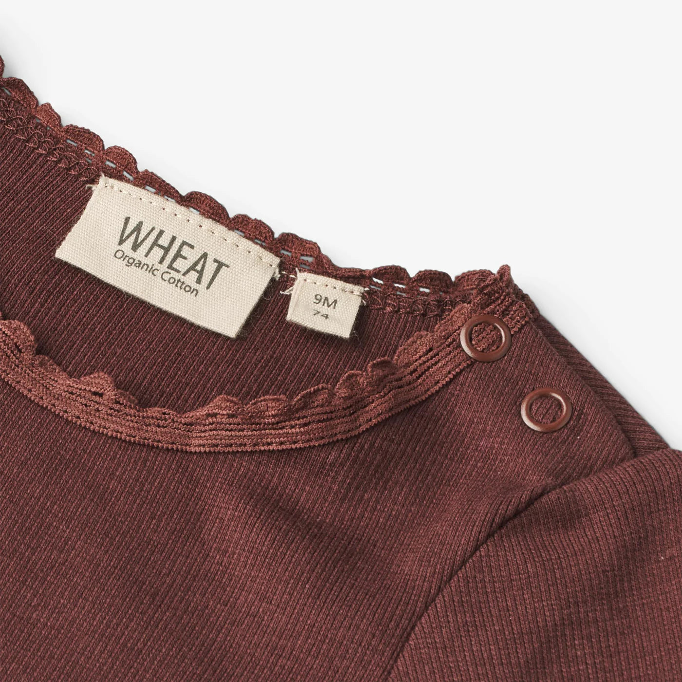 Produktbild: wheat - Langarmshirt mit Ripp-Struktur in Aubergine von wheat im Onlineshop von dasMikruli - Dein Shop für Baby Erstausstattung