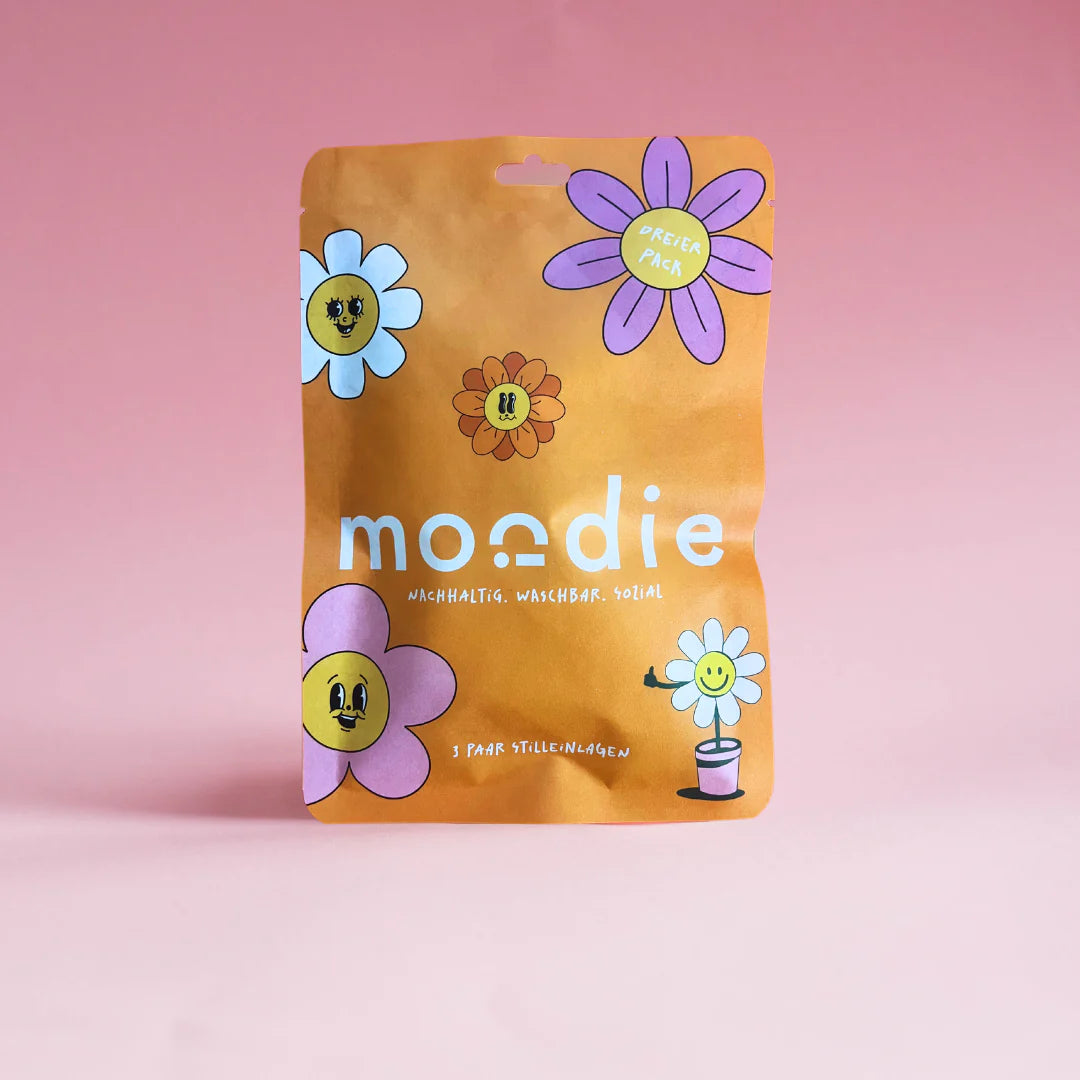 Produktbild: Moodie - Moodboost x waschbare Stilleinlagen - 3 Paar von Moodie im Onlineshop von dasMikruli - Dein Shop für Baby Erstausstattung