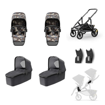 Produktbild: Veer - Switchback Zwillingskinderwagen-Set von Veer im Onlineshop von dasMikruli - Dein Shop für Baby Erstausstattung