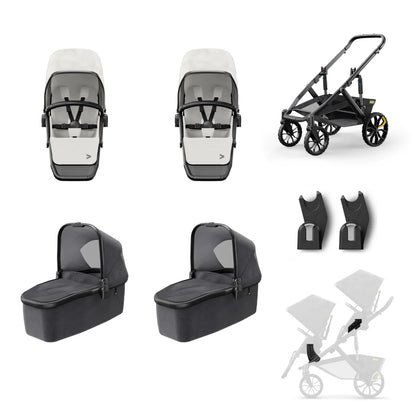 Produktbild: Veer - Switchback Zwillingskinderwagen-Set von Veer im Onlineshop von dasMikruli - Dein Shop für Baby Erstausstattung