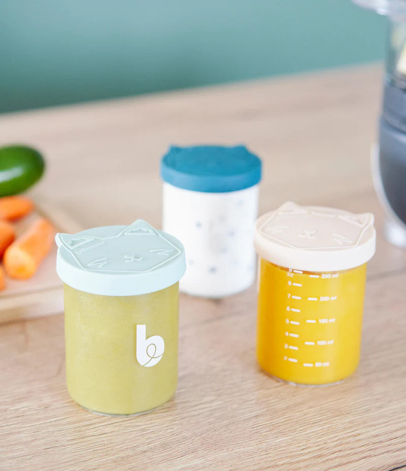 Produktbild: Babymoov - Aufbewahrungsgläser Set 6x 250ml aus recycelbarem Borosilikatglas von babymoov im Onlineshop von dasMikruli - Dein Shop für Baby Erstausstattung