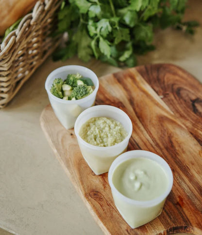 Babymoov - Biobasierte Aufbewahrungsbehälter Babybols 6X250ml