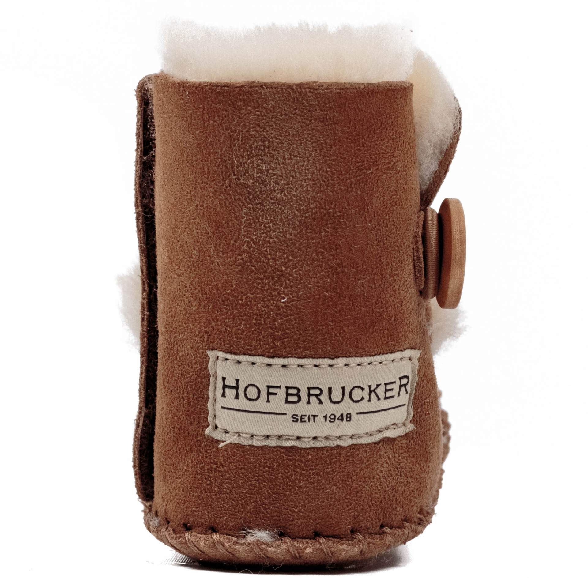 Produktbild: Hofbrucker - Lammfellpatschen Booty chestnut von Hofbrucker im Onlineshop von dasMikruli - Dein Shop für Baby Erstausstattung