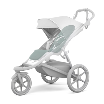 Thule Kinderwagen mit alaska blauer, gepolsterter Sitzeinlage für zusätzlichen Komfort