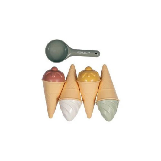 Produktbild: little dutch - Sandspielzeug Eiscreme Set von little dutch im Onlineshop von dasMikruli - Dein Shop für Baby Erstausstattung