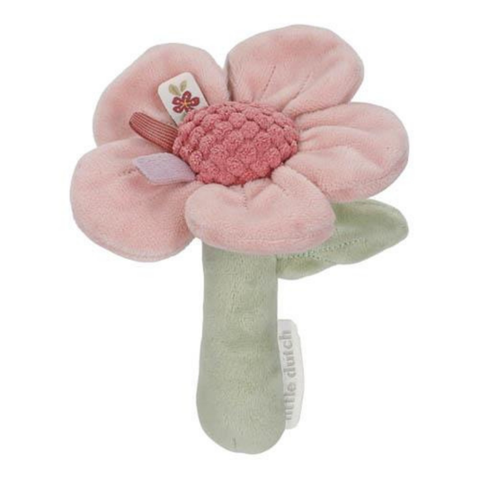Produktbild: little dutch - Rassel Blume rosa von little dutch im Onlineshop von dasMikruli - Dein Shop für Baby Erstausstattung