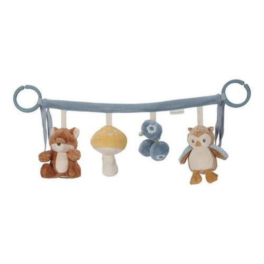 Produktbild: little dutch - Kinderwagenkette forest friends von little dutch im Onlineshop von dasMikruli - Dein Shop für Baby Erstausstattung