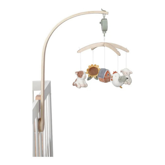 Produktbild: little dutch - Musikmobile aus Holz little farm von little dutch im Onlineshop von dasMikruli - Dein Shop für Baby Erstausstattung