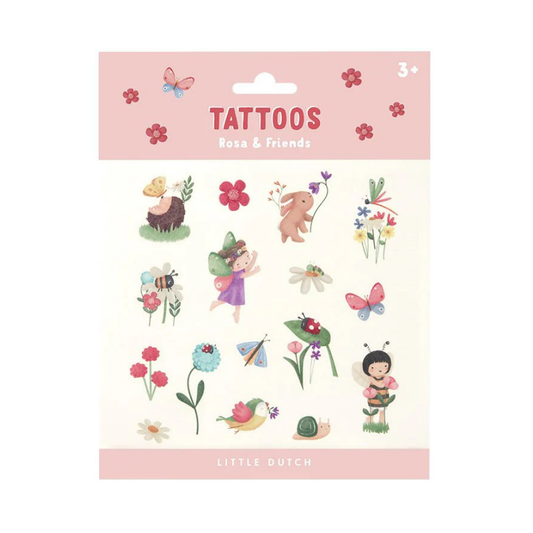 Produktbild: little dutch - Tattoos Rosa & Friends von little dutch im Onlineshop von dasMikruli - Dein Shop für Baby Erstausstattung