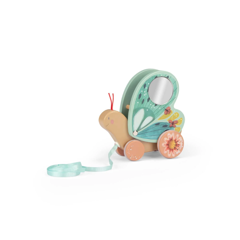 Produktbild: Moulin Roty - Schmetterling zum Ziehen von Moulin Roty im Onlineshop von dasMikruli - Dein Shop für Baby Erstausstattung