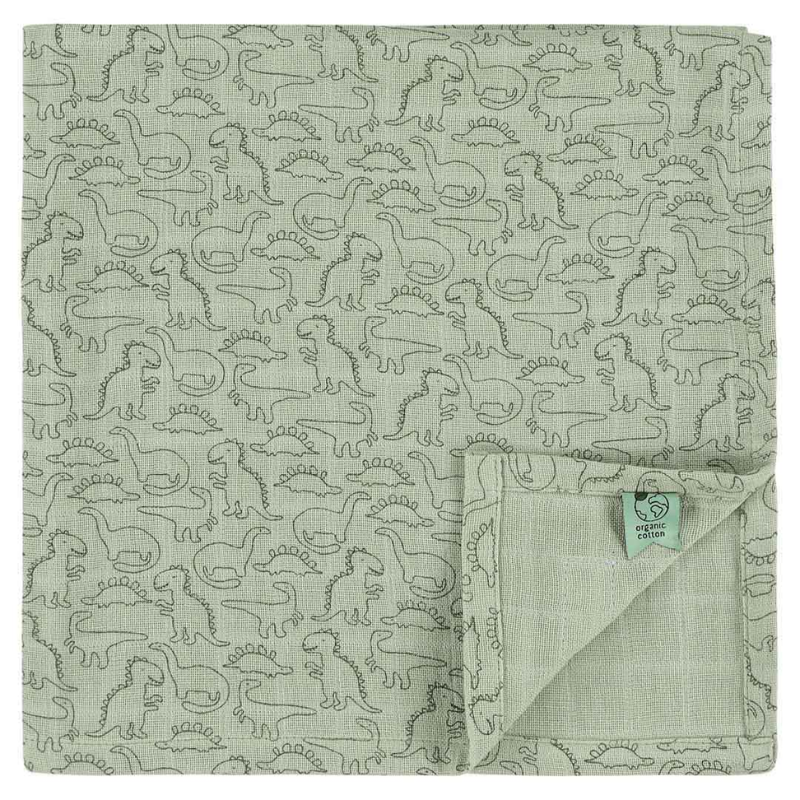 Trixie - Musselin Wickeltücher 3er-Pack - Daring Dino