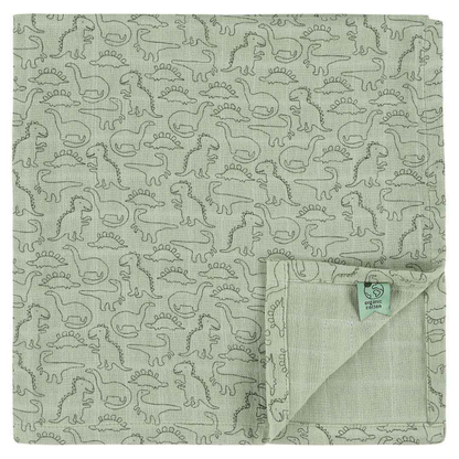 Trixie - Musselin Wickeltücher 3er-Pack - Daring Dino