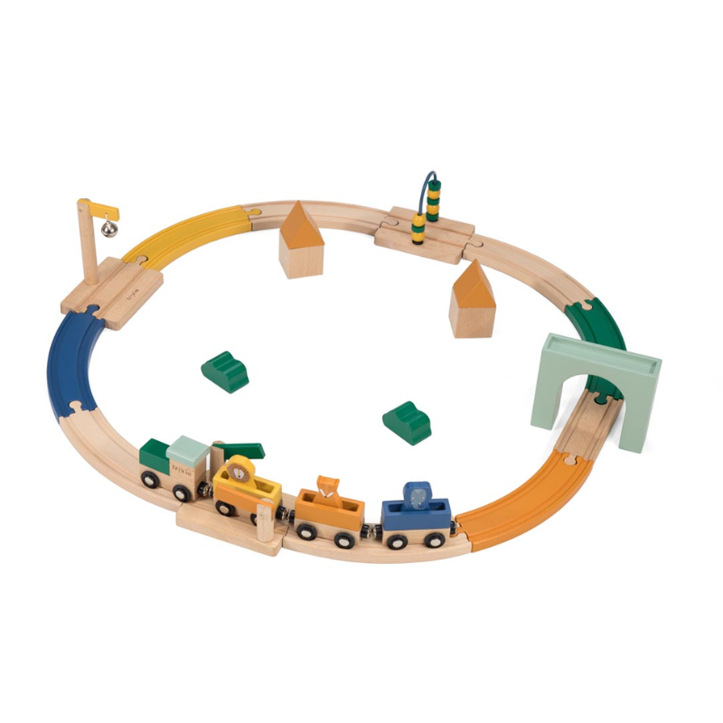 Trixie - Holzeisenbahn-Set