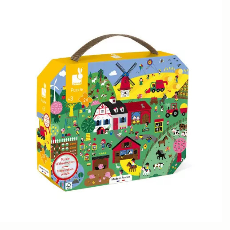 Janod Puzzle"Bauernhof" mit Suchspiel