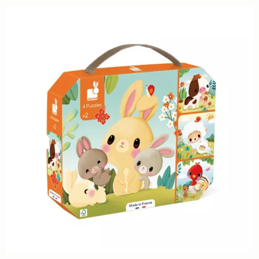 Janod Puzzles Tiere am Bauernhof
