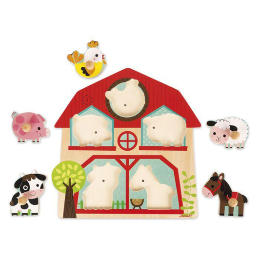 Janod Klang Puzzle Bauernhof