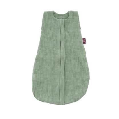 Träumeland Sommer-Schlafsack Musselin Salbei grün