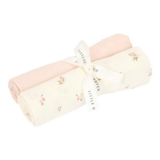 Produktbild: little dutch - swaddles fairy blossom 70x70 cm von little dutch im Onlineshop von dasMikruli - Dein Shop für Baby Erstausstattung