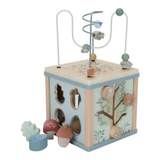 Produktbild: little dutch - Holz-Aktivitäten-Würfel forest friends von little dutch im Onlineshop von dasMikruli - Dein Shop für Baby Erstausstattung