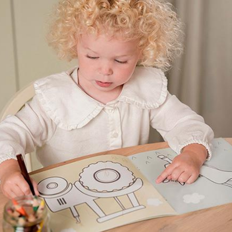 Produktbild: little dutch - Ausmalbuch Little Farm von little dutch im Onlineshop von dasMikruli - Dein Shop für Baby Erstausstattung