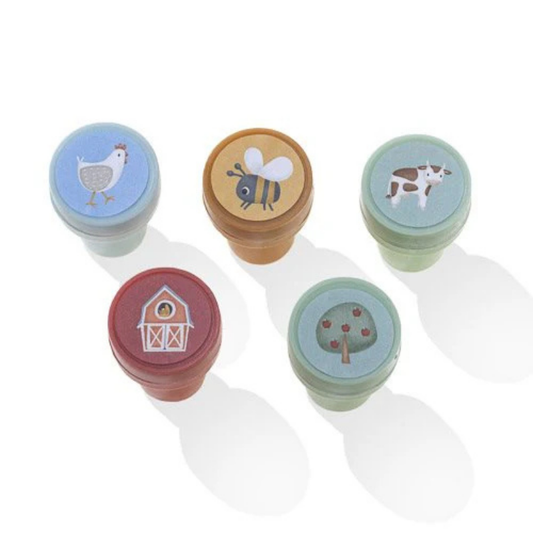 Produktbild: little dutch - Stempelset Little Farm von little dutch im Onlineshop von dasMikruli - Dein Shop für Baby Erstausstattung