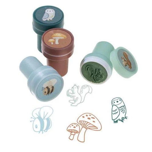 Produktbild: little dutch - Stempelset Forest Farm von little dutch im Onlineshop von dasMikruli - Dein Shop für Baby Erstausstattung