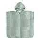 little dutch - Badeponcho Streifen grün