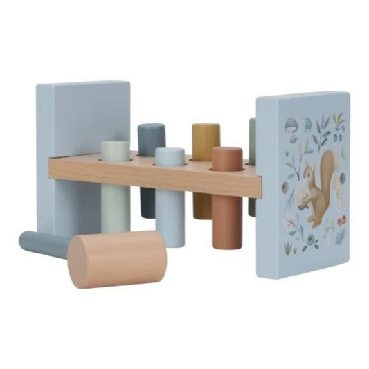 Produktbild: little dutch - Hammerbank forest friends von little dutch im Onlineshop von dasMikruli - Dein Shop für Baby Erstausstattung