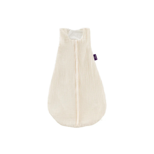 Produktbild: Träumeland - Sommerschlafsack LIEBMICH Baumwollmusselin beige von Träumeland im Onlineshop von dasMikruli - Dein Shop für Baby Erstausstattung