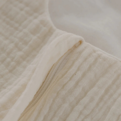 Träumeland - Sommerschlafsack LIEBMICH Baumwollmusselin beige