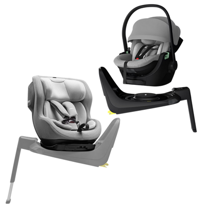 Thule Babyschale mit ISOFIX-Basisstation in hellgrau Design – sichere und komfortable Autositzeinheit für Neugeborene
