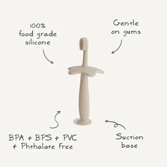 Produktbild: Mushie - Zahnbürste von Mushie im Onlineshop von dasMikruli - Dein Shop für Baby Erstausstattung