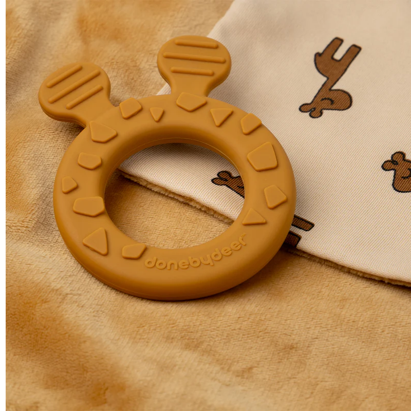 Produktbild: Donebydeer - Schmusetuch mit Beißring von donebydeer im Onlineshop von dasMikruli - Dein Shop für Baby Erstausstattung