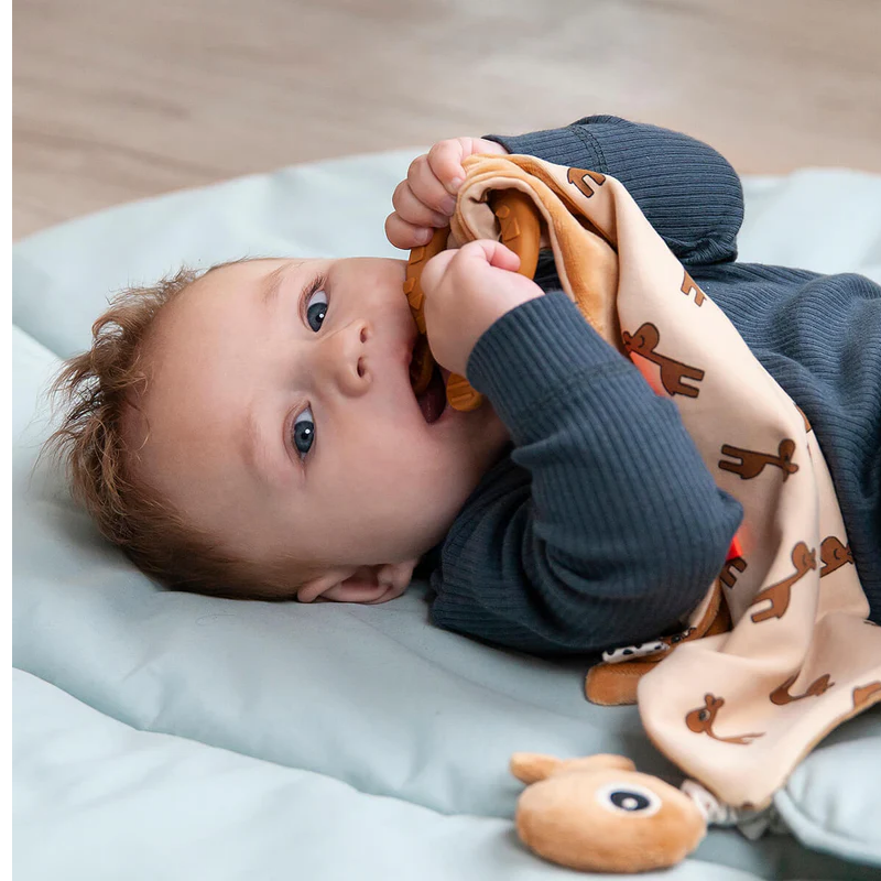 Produktbild: Donebydeer - Schmusetuch mit Beißring von donebydeer im Onlineshop von dasMikruli - Dein Shop für Baby Erstausstattung